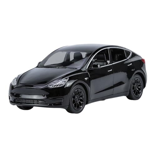 Für Tesla Diecast Alloy Toys Modelle Autosimulation Sound Und Licht Pull Back Funktion Sammlung Spielzeug Geschenke 1:32(Black) von WJXNNON