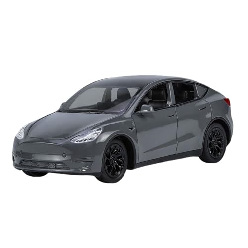 Für Tesla Diecast Alloy Toys Modelle Autosimulation Sound Und Licht Pull Back Funktion Sammlung Spielzeug Geschenke 1:32(Gray) von WJXNNON