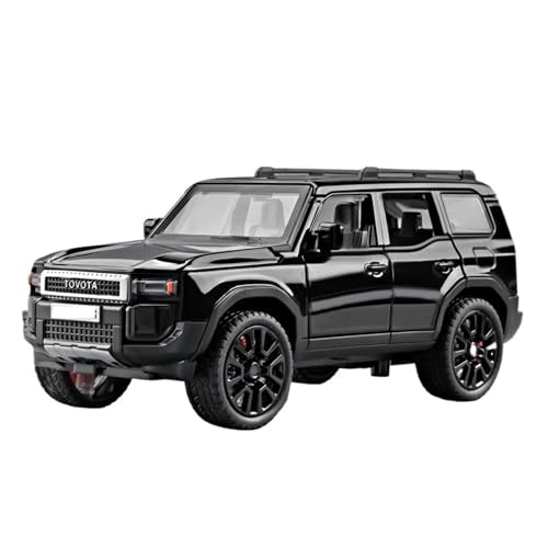Für Toyota Prado Land Cruiser Geländewagen Metalllegierung Druckguss Modellauto Outdoor Display Sammlerstücke Dekoratives Geschenk 1:32(Black Box) von WJXNNON