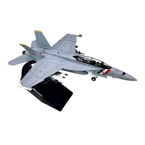 WJXNNON 1/100 Für F-18 F18 VF03 Hornet Strike Fighter Jet Flugzeug Metall Militär Druckguss Flugzeug Modell Geschenk (Size : F-18 VFA-2) von WJXNNON