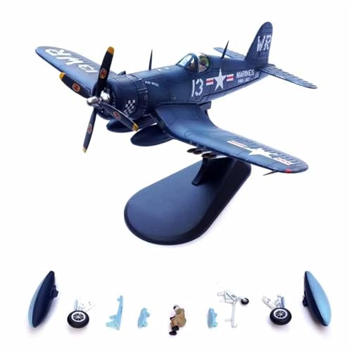 WJXNNON 1/72 Für US F4U-4 Corsair Fighter Marine Corps Flugzeug Metall Militärflugzeug Druckguss Modell Sammlung Geschenk (Size : F4U HH) von WJXNNON