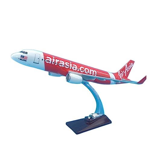 WJXNNON 1 200 Für A320-200 Airbus Rot Druckgusslegierung Simulationsmodell Erwachsene Fans Sammlerstück Geschenk Souvenir von WJXNNON