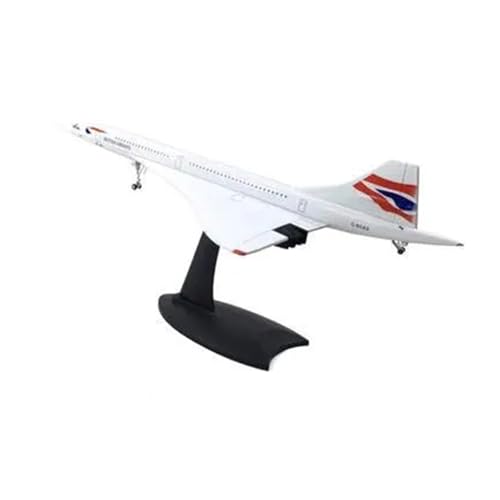 WJXNNON 1: 200 Für Concorde Air France Und Concorde British Airways Überschallflugzeug Legierung Druckguss Modell Statische Display Geschenk(Britain 200) von WJXNNON