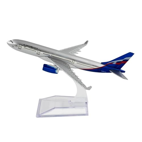 WJXNNON ﻿1: 400 Maßstab 16 cm Für Malaysia Airlines A330 Serie Flugzeugmodell Druckguss Metalllegierung Spielzeug Geschenk(A330 Aeroflot) von WJXNNON