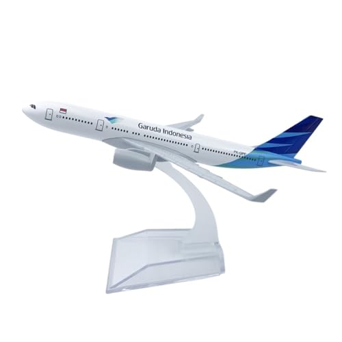 WJXNNON ﻿1: 400 Maßstab 16 cm Für Malaysia Airlines A330 Serie Flugzeugmodell Druckguss Metalllegierung Spielzeug Geschenk(A330 Garuda) von WJXNNON