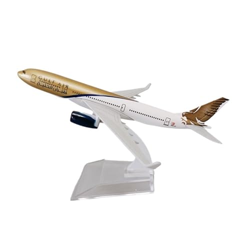 WJXNNON ﻿1: 400 Maßstab 16 cm Für Malaysia Airlines A330 Serie Flugzeugmodell Druckguss Metalllegierung Spielzeug Geschenk(A330 Gulf) von WJXNNON