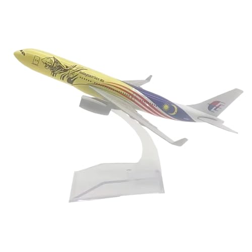 WJXNNON ﻿1: 400 Maßstab 16 cm Für Malaysia Airlines A330 Serie Flugzeugmodell Druckguss Metalllegierung Spielzeug Geschenk(A330 Malaysia Tiger) von WJXNNON