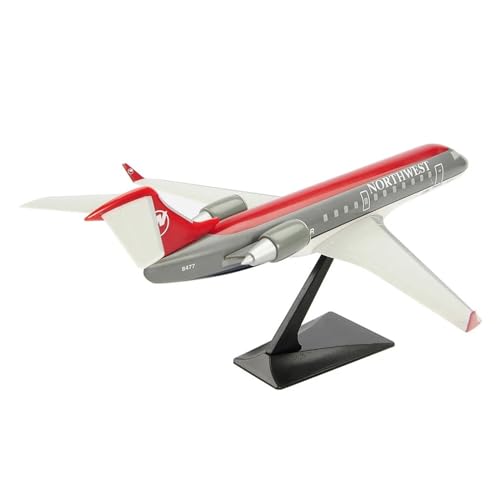WJXNNON 1:100 Für Northwest Airlines CRJ-200 Replica Collector Edition Für Sammeln Von Flugzeugmodellen von WJXNNON