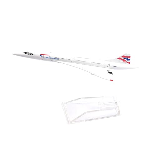 WJXNNON 1:400 Druckgusslegierung Simulation Für Concorde Flugzeugmodell Ornament Sammlung Geschenk 16cm von WJXNNON