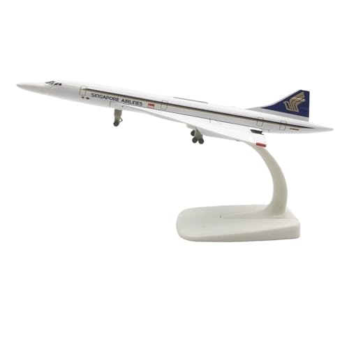 WJXNNON 1:400 Für Concorde Air Flugzeug Modell Legierung Diecast Flugzeug Spielzeug Sammlung Wohnkultur Miniaturen(Singapore) von WJXNNON