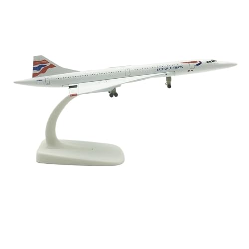 WJXNNON 1:400 Für Concorde Air Flugzeug Modell Legierung Diecast Flugzeug Spielzeug Sammlung Wohnkultur Miniaturen(UK) von WJXNNON