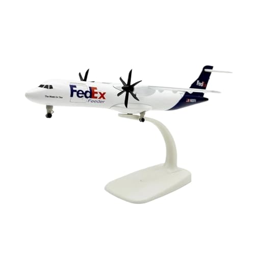 WJXNNON 1:400 Modellflugzeuge Für Air FedEx Airlines ATR Flugzeuge Im Metallmaßstab 20 cm Diecast-Flugzeugmodelle Mit Rädern Und Fahrwerken Spielzeug WJXNNON 1:400 Modellflugzeuge Für Air FedEx Airlines ATR Flugzeuge Im Metallmaßstab 20 cm Diecast-Flugzeugmodelle Mit Rädern Und Fahrwerken Spielzeug von WJXNNON
