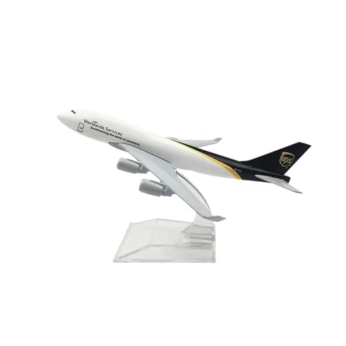 WJXNNON 16 cm, 1:400 Maßstab, Legierungsmetall-Flugzeugmodell B747 Für UPS-Frachter Mit Flugzeugständer, Sammler-Geschenk-Display-Modell WJXNNON 16 cm, 1:400 Maßstab, Legierungsmetall-Flugzeugmodell B747 Für UPS-Frachter Mit Flugzeugständer, Sammler-Geschenk-Display-Modell von WJXNNON