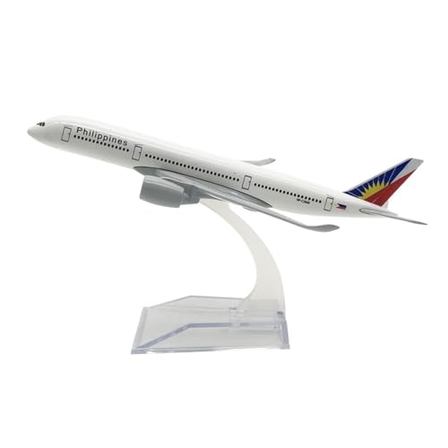 WJXNNON 16 cm Für Air Philippine Airlines 350 Flugzeugmodell 1:400 Maßstab Legierung Metall Flugzeug Kindergeschenke von WJXNNON
