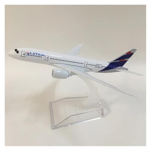 WJXNNON 16cm Legierung Metall Für Airlines Boeing B787 Flugzeug Modell Flugzeug W Stand Geschenk von WJXNNON