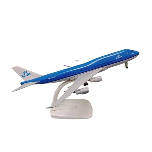WJXNNON 20 cm Für KLM Airlines B747 Flugzeugmodell 1:400 Druckguss-Metallflugzeuge Mit Fahrwerken Spielzeug WJXNNON 20 cm Für KLM Airlines B747 Flugzeugmodell 1:400 Druckguss-Metallflugzeuge Mit Fahrwerken Spielzeug von WJXNNON