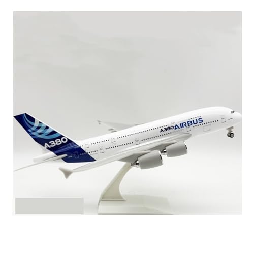 WJXNNON 30 cm Für Originalmodell A380 Flugzeugmodell Harz 1/240 Maßstab Druckguss Flugzeugmodellbausatz Mit Rädern Für Sammelflugzeug von WJXNNON