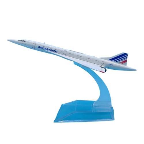 WJXNNON Air France Concorde Airways Flugzeugmodell Aus Druckgusslegierung Mit Sockel, Sammlung, Display, Geschenke, 16 cm(Airafrance) von WJXNNON