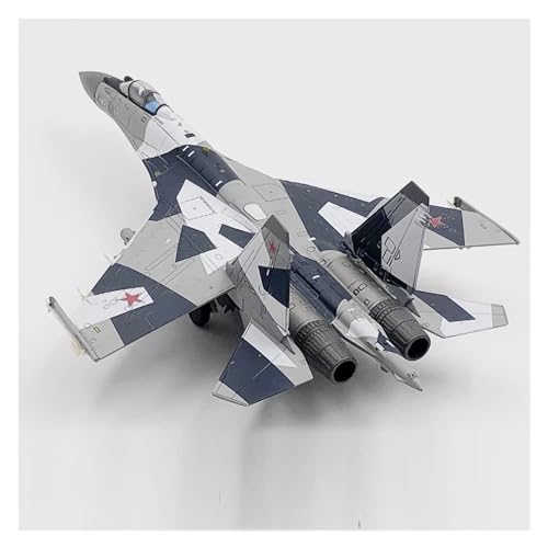 WJXNNON Druckguss-Legierungsmodell Für Den Russischen Luftwaffenjäger Su-35, Militärraketenbombe, Sammlergeschenke Im Maßstab 1/100(Gray) von WJXNNON