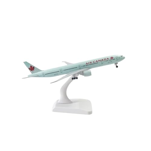 WJXNNON Flugzeugmodell für Kanada B777, Druckgussmetall, Miniaturflugzeuge im Maßstab 1/400, Heimornamente für Modellbausätze von WJXNNON