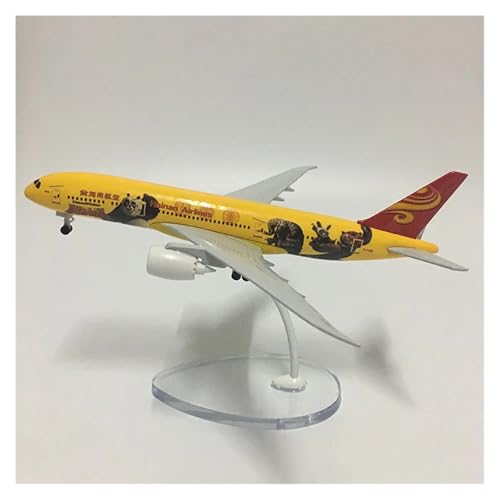 WJXNNON For China Southern Airlines A350 Flugzeugmodell, Maßstab 1:400, Druckguss, Metall, Flugzeug, Sammlerstück, Geschenk, Flugzeug, 16 cm, Gelb von WJXNNON