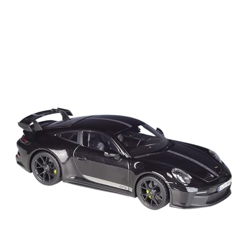 WJXNNON Für 2022 Porsche 911 GT3 Blau Sportwagen Statische Druckgussfahrzeuge Sammlermodell Autospielzeug 1:18(Black) von WJXNNON