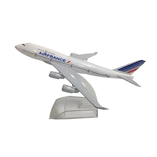 WJXNNON Für 747 Boeing Modellserie Spielzeug Legierung Metall Spielzeug Und Hobbys Druckguss Flugzeuge Bausatz Mit Rädern 16CM(B747 AIR France) von WJXNNON
