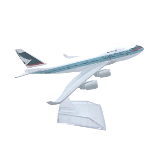 WJXNNON Für 747 Boeing Modellserie Spielzeug Legierung Metall Spielzeug Und Hobbys Druckguss Flugzeuge Bausatz Mit Rädern 16CM(B747 Cathay Pacific) von WJXNNON