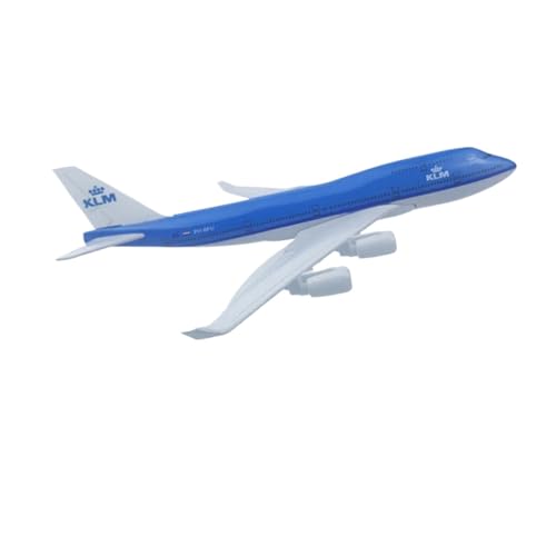 WJXNNON Für 747 Boeing Modellserie Spielzeug Legierung Metall Spielzeug Und Hobbys Druckguss Flugzeuge Bausatz Mit Rädern 16CM(B747 KLM) von WJXNNON