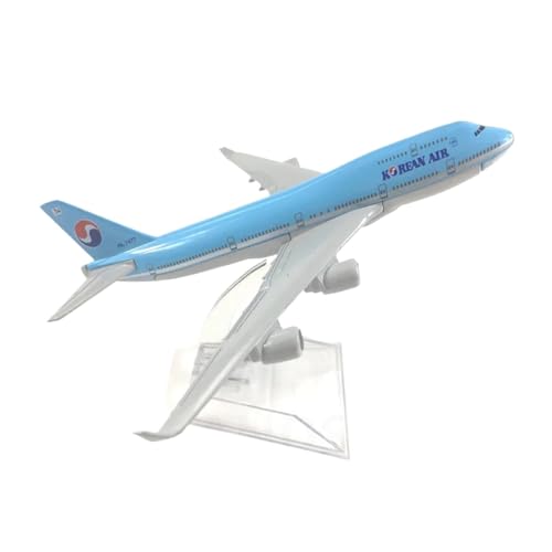 WJXNNON Für 747 Boeing Modellserie Spielzeug Legierung Metall Spielzeug Und Hobbys Druckguss Flugzeuge Bausatz Mit Rädern 16CM(B747 Korean) von WJXNNON