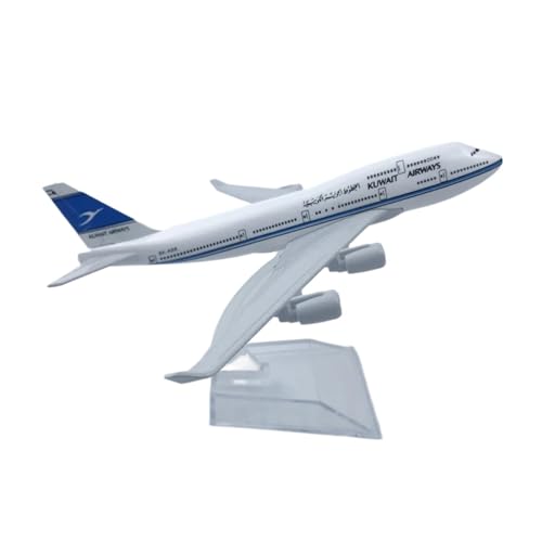 WJXNNON Für 747 Boeing Modellserie Spielzeug Legierung Metall Spielzeug Und Hobbys Druckguss Flugzeuge Bausatz Mit Rädern 16CM(B747 Kuwait) von WJXNNON