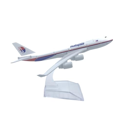 WJXNNON Für 747 Boeing Modellserie Spielzeug Legierung Metall Spielzeug Und Hobbys Druckguss Flugzeuge Bausatz Mit Rädern 16CM(B747 Malaysia) von WJXNNON