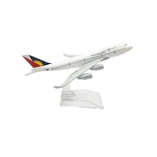 WJXNNON Für 747 Boeing Modellserie Spielzeug Legierung Metall Spielzeug Und Hobbys Druckguss Flugzeuge Bausatz Mit Rädern 16CM(B747 Philippines) von WJXNNON