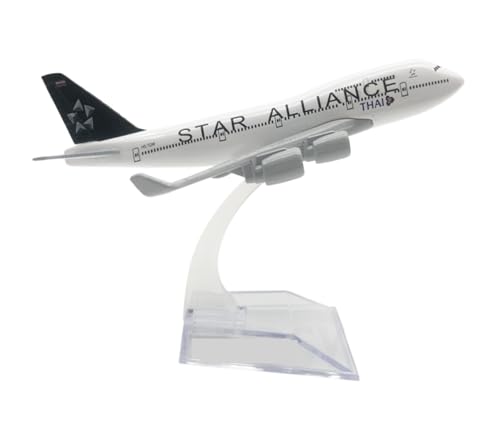 WJXNNON Für 747 Boeing Modellserie Spielzeug Legierung Metall Spielzeug Und Hobbys Druckguss Flugzeuge Bausatz Mit Rädern 16CM(B747 Star) von WJXNNON