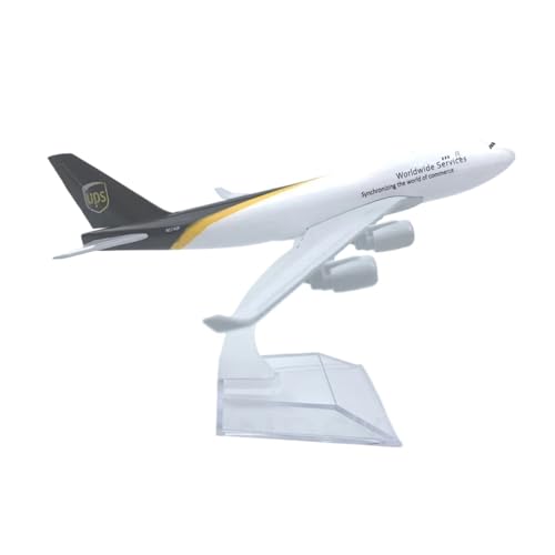 WJXNNON Für 747 Boeing Modellserie Spielzeug Legierung Metall Spielzeug Und Hobbys Druckguss Flugzeuge Bausatz Mit Rädern 16CM(B747 UPS) von WJXNNON