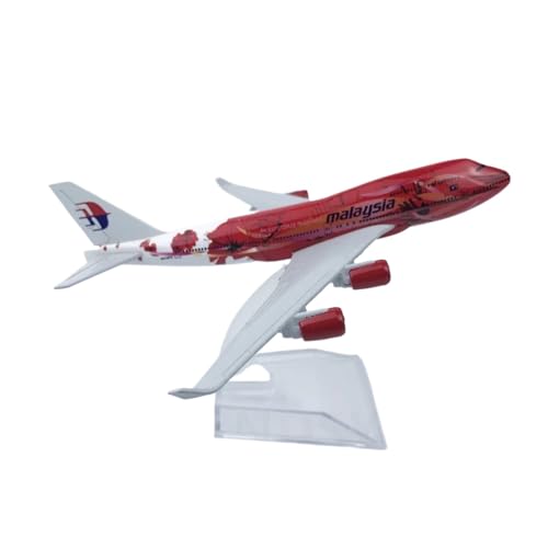 WJXNNON Für 747 Boeing Modellserie Spielzeug Legierung Metall Spielzeug Und Hobbys Druckguss Flugzeuge Bausatz Mit Rädern 16CM(B747 red air) von WJXNNON