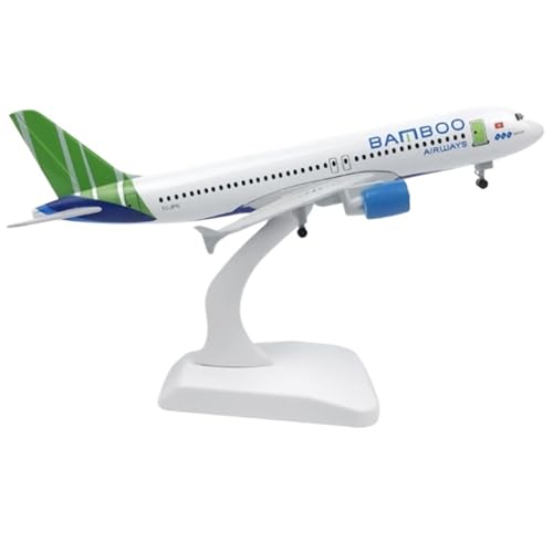 WJXNNON Für A320 Bamboo Airways Flugzeugmodell Mit Fahrwerk, Heimdekoration, Geschenk, 20 cm WJXNNON Für A320 Bamboo Airways Flugzeugmodell Mit Fahrwerk, Heimdekoration, Geschenk, 20 cm von WJXNNON