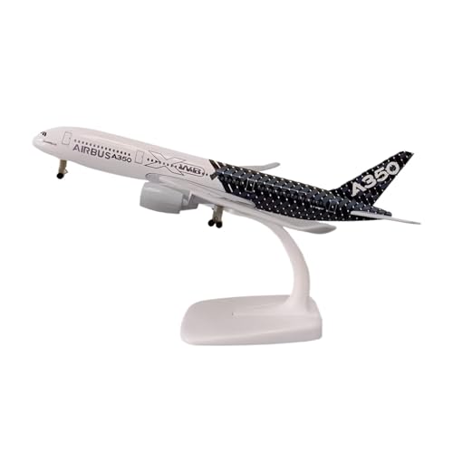 WJXNNON Für A350 Legierung Simulation Flugzeugmodell Metall Modellflugzeug Mit Fahrwerk 1:200 Metall 20 cm von WJXNNON