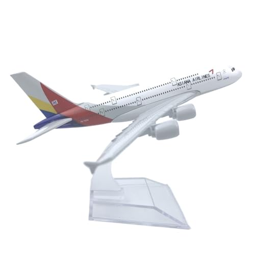 WJXNNON Für A380 Serie Flugzeug-Kit Legierung Metall Druckguss Flugzeuge Modell Sammlung Geschenk 16CM(A380 Asina) von WJXNNON