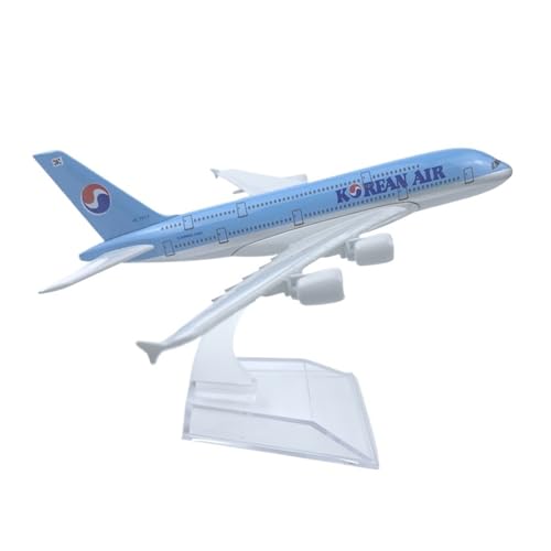 WJXNNON Für A380 Serie Flugzeug-Kit Legierung Metall Druckguss Flugzeuge Modell Sammlung Geschenk 16CM(A380 Korean) von WJXNNON