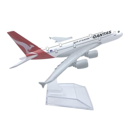 WJXNNON Für A380 Serie Flugzeug-Kit Legierung Metall Druckguss Flugzeuge Modell Sammlung Geschenk 16CM(A380 QANTAS) von WJXNNON