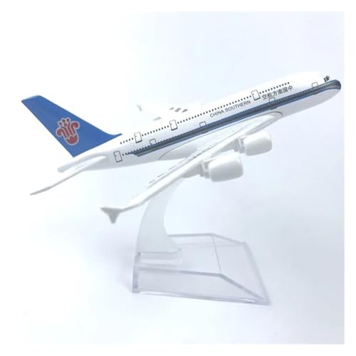 WJXNNON Für A380 Serie Flugzeug-Kit Legierung Metall Druckguss Flugzeuge Modell Sammlung Geschenk 16CM(A380 Southern) von WJXNNON
