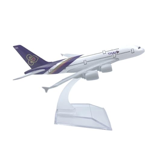 WJXNNON Für A380 Serie Flugzeug-Kit Legierung Metall Druckguss Flugzeuge Modell Sammlung Geschenk 16CM(A380 Thai) von WJXNNON