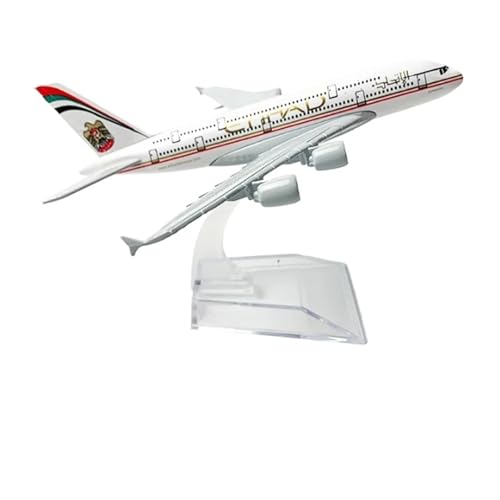 WJXNNON Für A380 Serie Flugzeug-Kit Legierung Metall Druckguss Flugzeuge Modell Sammlung Geschenk 16CM(A380 etihad) von WJXNNON