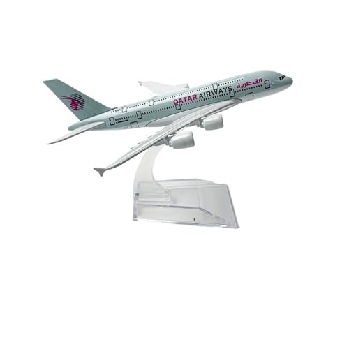 WJXNNON Für A380 Serie Flugzeug-Kit Legierung Metall Druckguss Flugzeuge Modell Sammlung Geschenk 16CM(A380 qa) von WJXNNON