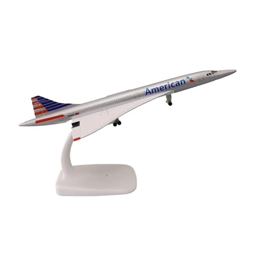 WJXNNON Für Air American Concorde Legierung Modell Druckguss Flugzeug Modell & Räder Fahrwerke Flugzeug 20cm von WJXNNON