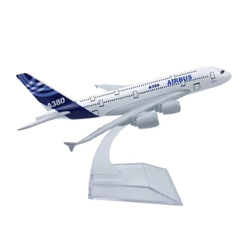 WJXNNON Für Air Boeing A380 Flugzeugmodellflugzeug Diecast Metall 1/400 Skala 16 cm(A340 UAE) von WJXNNON