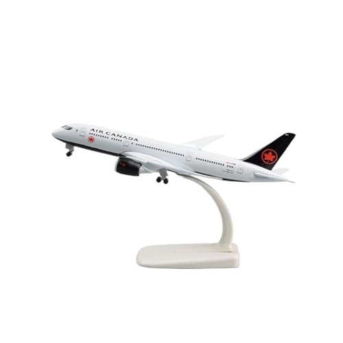 WJXNNON Für Air Canada Airlines B787, 20 cm, Druckguss-Metalllegierung, Flugzeug-Modellflugzeug-Bausatz Mit Rädern-Kollektion von WJXNNON