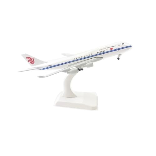 WJXNNON Für Air China, Boeing 747 Flugzeugmodell aus Legierung mit Fahrwerksrädern von 20 cm(20CMB777) von WJXNNON