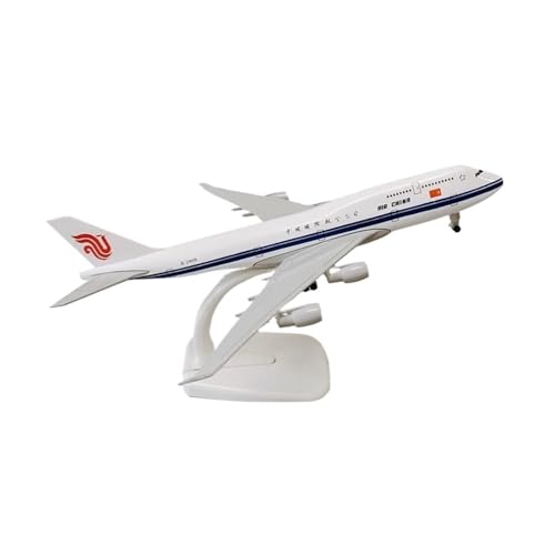 WJXNNON Für Air China Boeing 747 Airways Druckguss-Flugzeug-Modellflugzeug Mit Rädern Fahrwerken 20 cm von WJXNNON